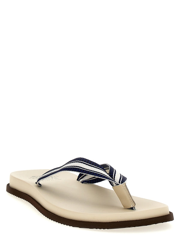 Stripe Banding
  Flip Flops