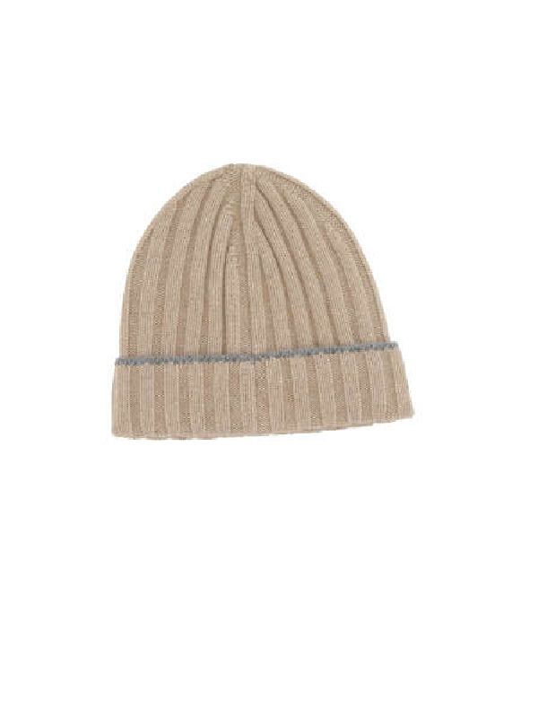 Cashmere Rib Beanie