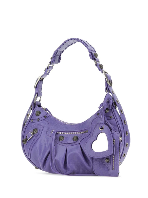 Balenciaga Le Cagall Small Purple Crossbody & Shoulder Bags