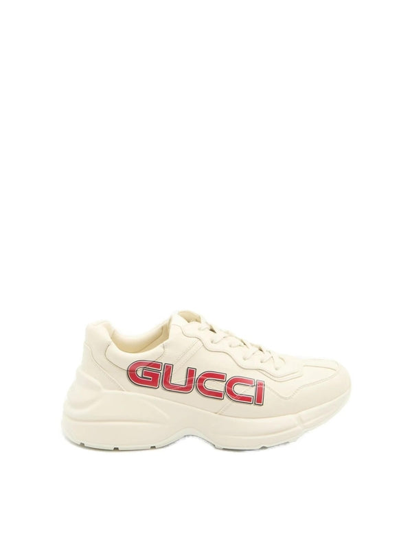 Rhyton Logo Print Low-Top Sneakers