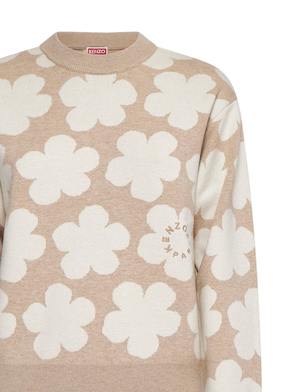 Boke Flower Crew Neck Knit