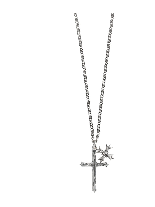 Cross Crest Pendant Necklace