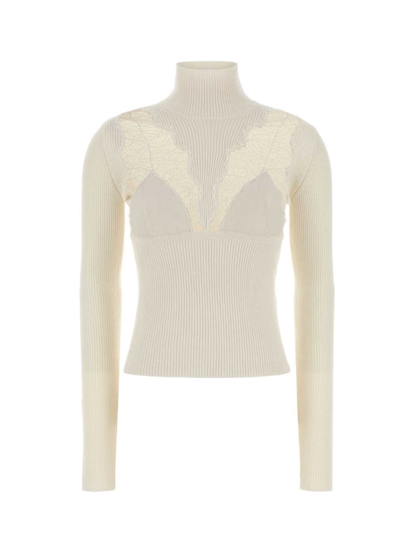 Blumarine Ivory Knitted
