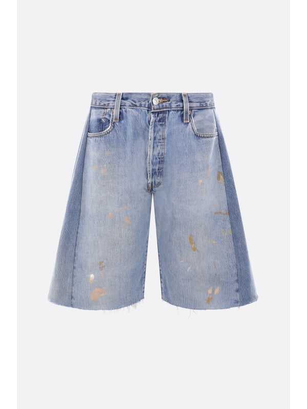 Vintage Washing Cotton Denim Shorts