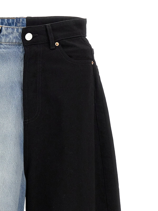 Panel Detail
  Denim Pants