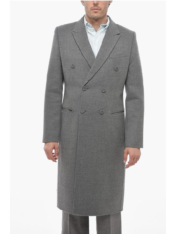 ダブルブレストウールコート