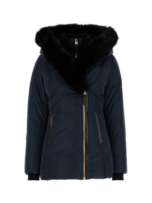 Shearling Hooded Padded Jacket