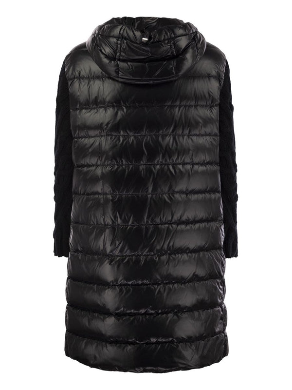 Wool Sleeve
  Quilted Padding Jacket