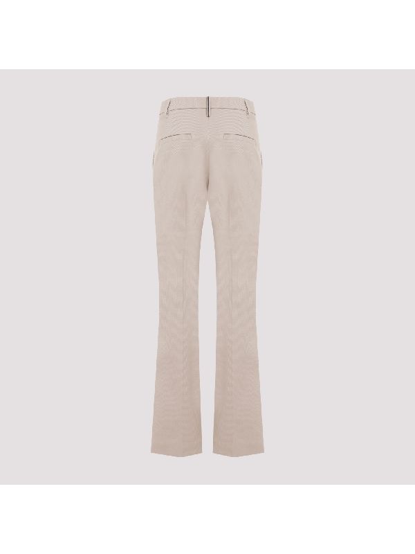 Cotton Blend Belt Loop
  Tailored Pants