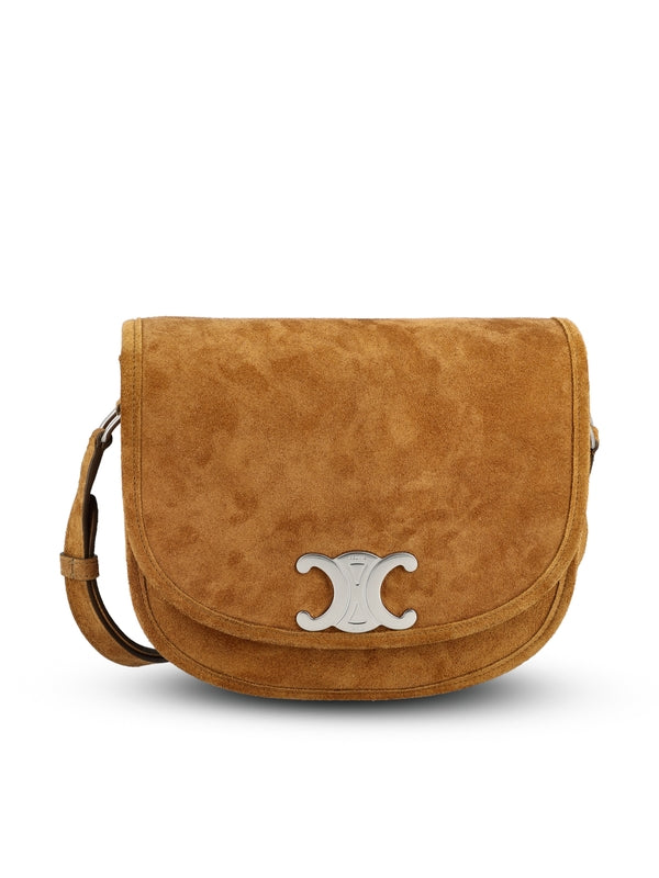 Triopé Decorated Suede Crossbody Bag