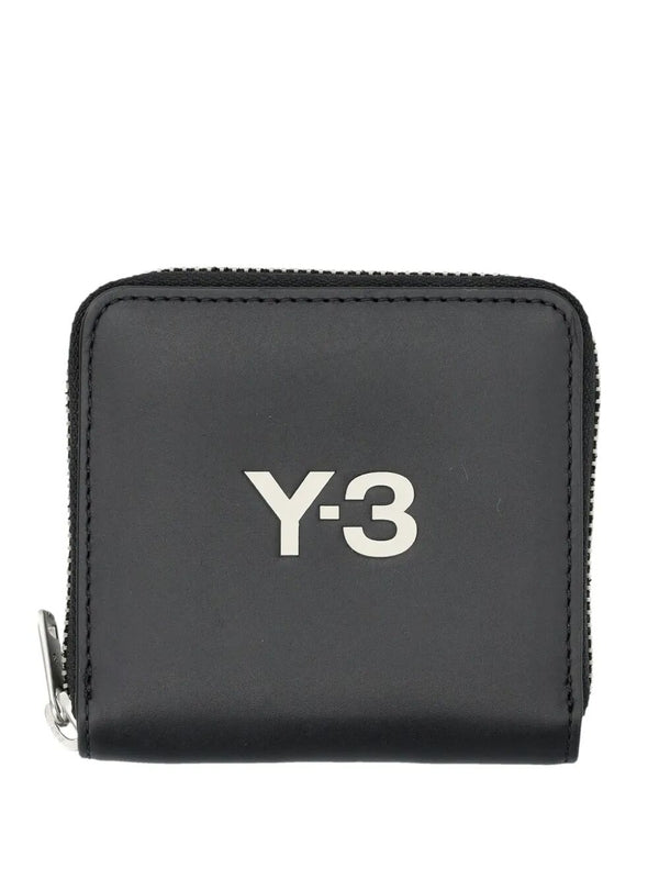 Logo Detail Leather Card Holder