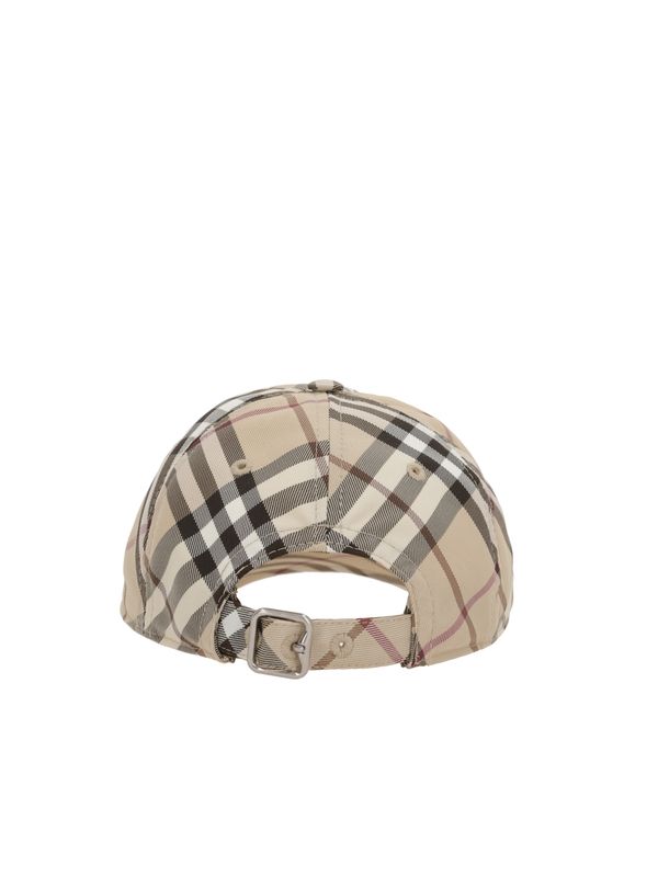 Ekd Logo Embroidery Check
  Pattern Ball Cap