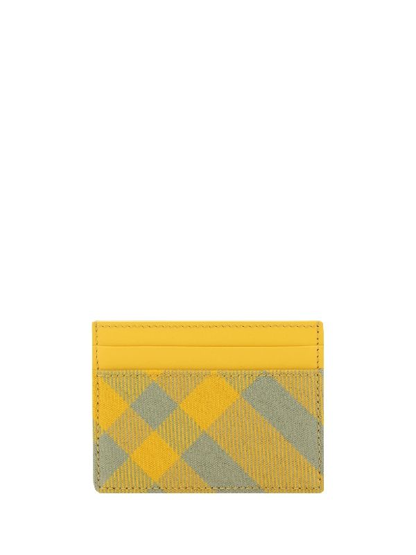 Wool Blend Check Pattern Card
  Holder