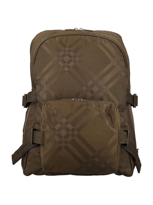 Check Jacquard Backpack