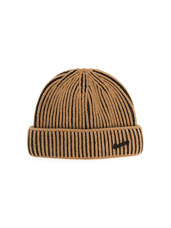 Logo Patch Cotton Cashmere Beanie