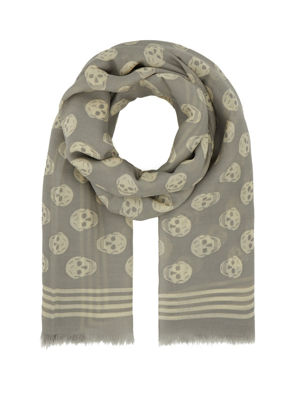 Alexander Mcqueen Gray Muffler