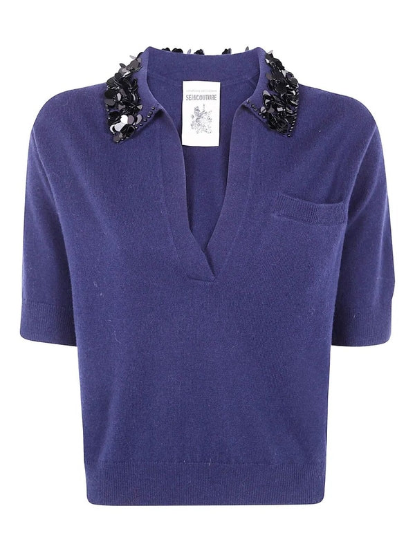 Semi-Couture Blue Knit