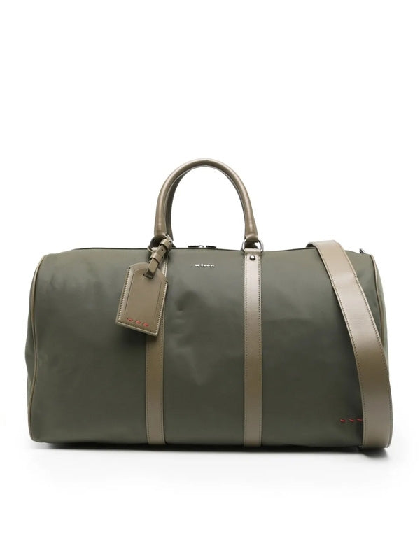 Kiton Green Boston Bags