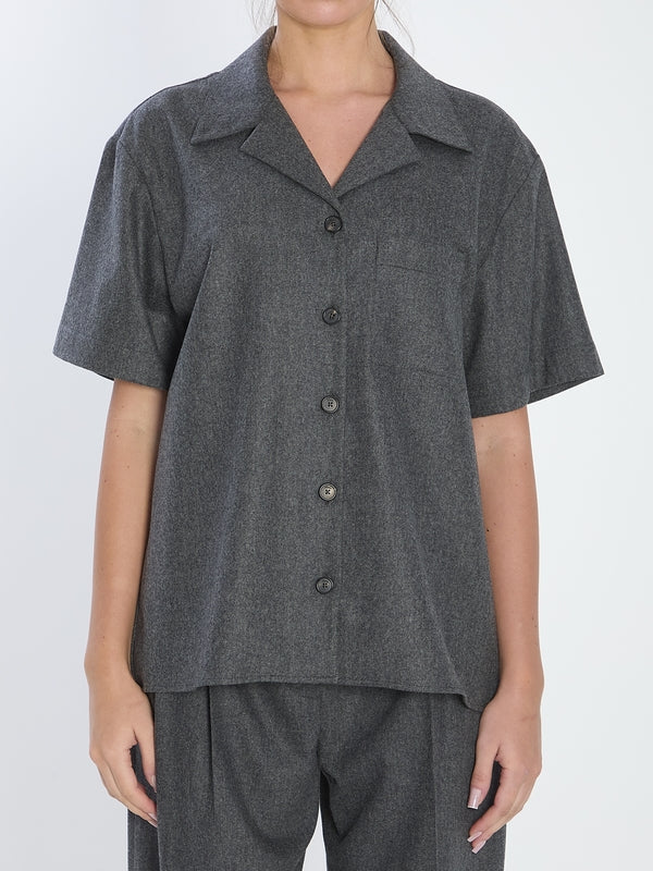 Khaite Grey Shirts & Blouses