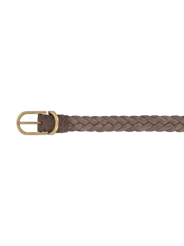 Braided Suede Belt