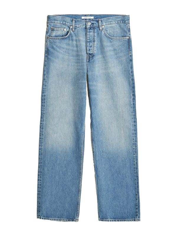 Loose-Fit Natural Denim Pants