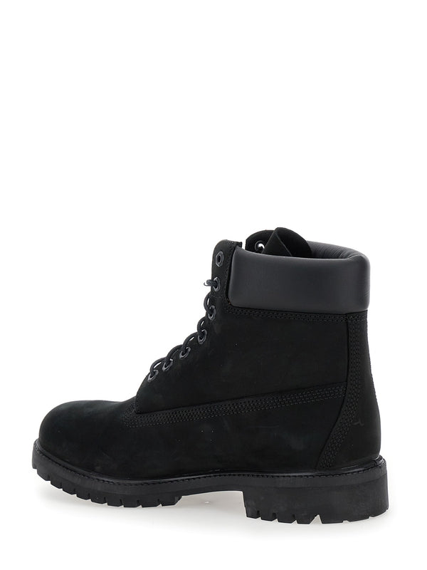 Timberland Black Lace-Up Boots