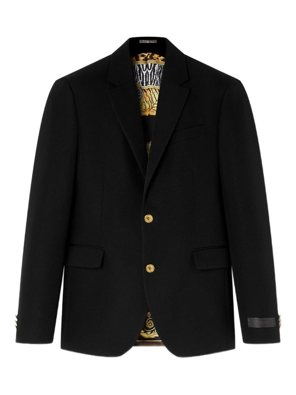 Versace Black Tailored Jackets