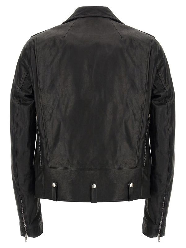 BAUHAUS STOOGES Leather Biker Jacket