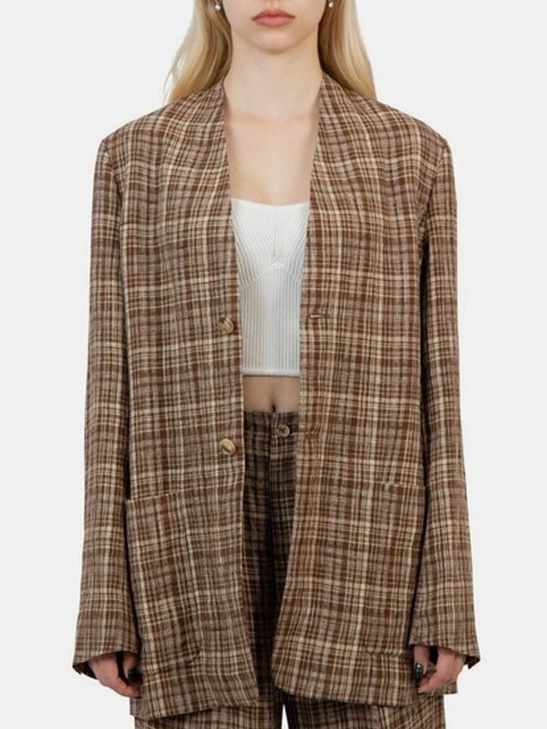 Auralee Brown Tailored Jackets