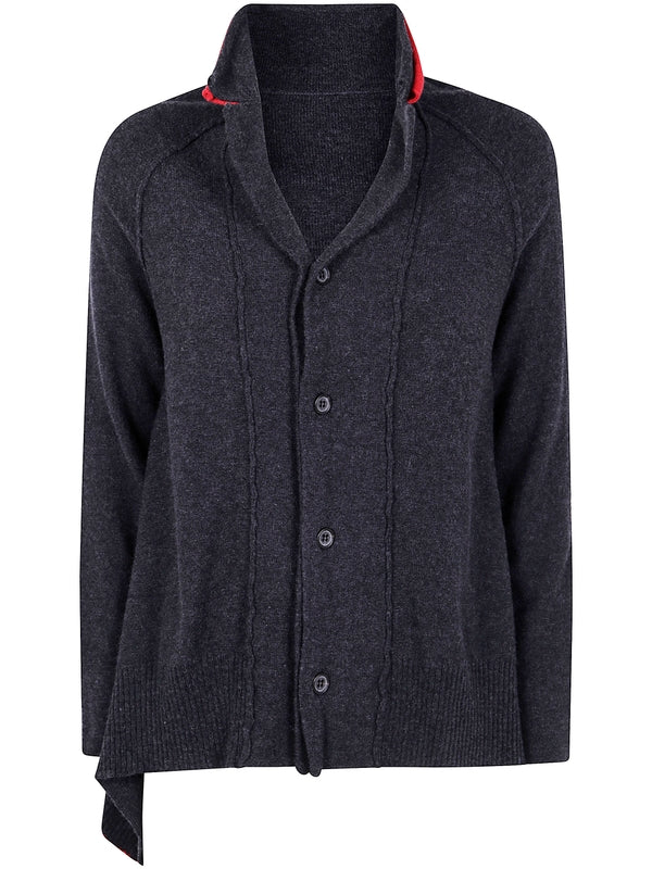 Yohji Yamamoto Gray Cardigan