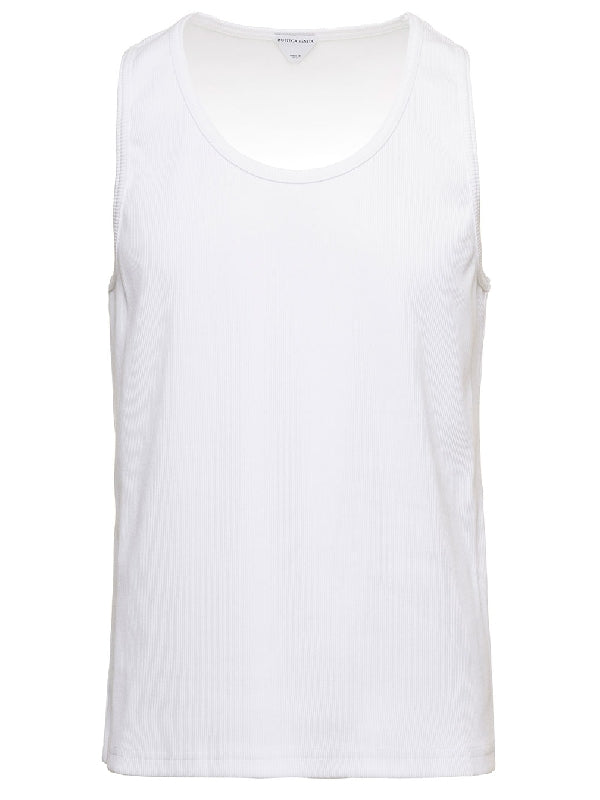 Cotton Blend Rib Tank Top