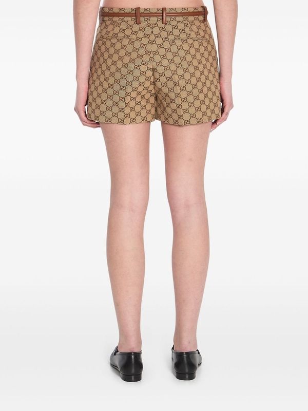 Allover GG
  Pattern Belt Shorts