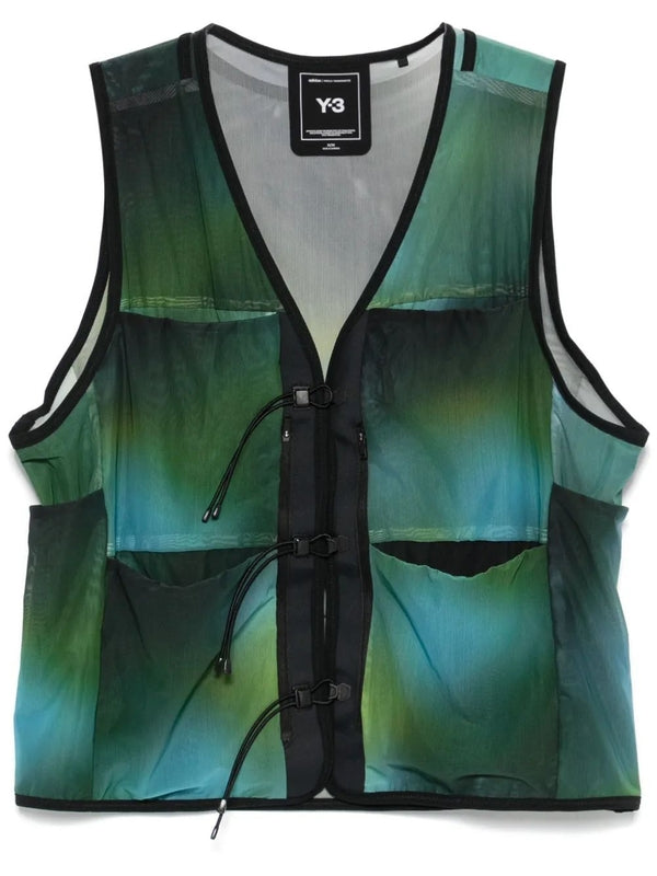 Printing Mesh Multi Pocket Vest