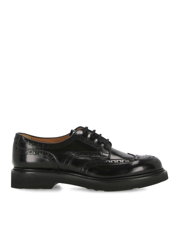 Leather Lace-Up Shoes