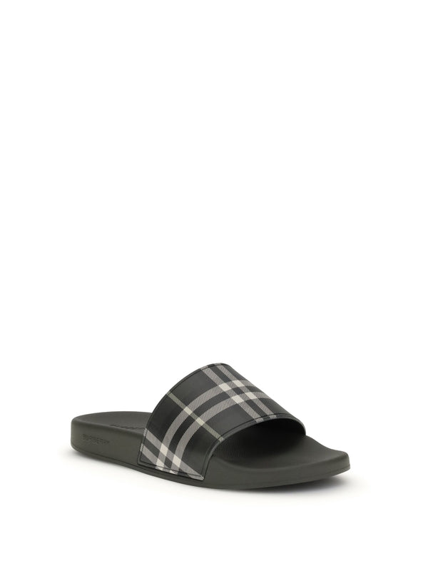 Burberry Black Slides