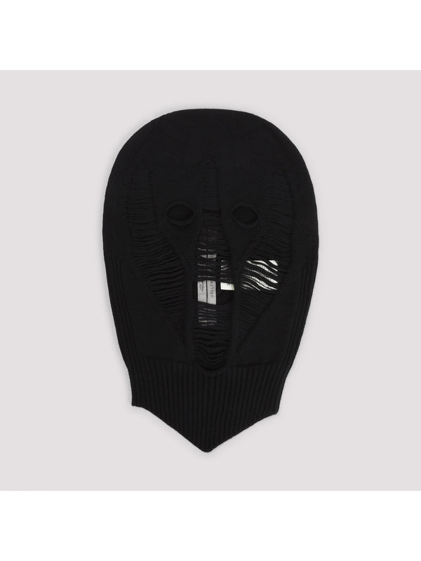 Skull Distressed Wool Balaclava