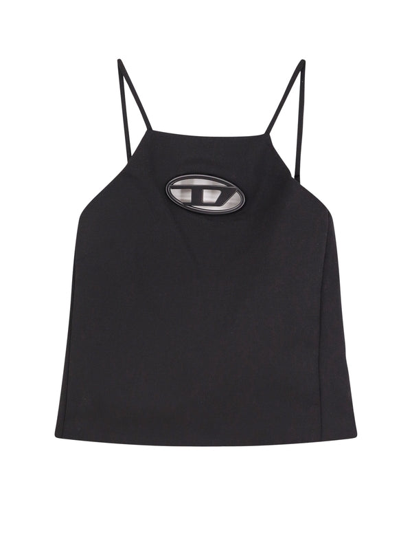 Wilit Cutout Logo Sleeveless Top