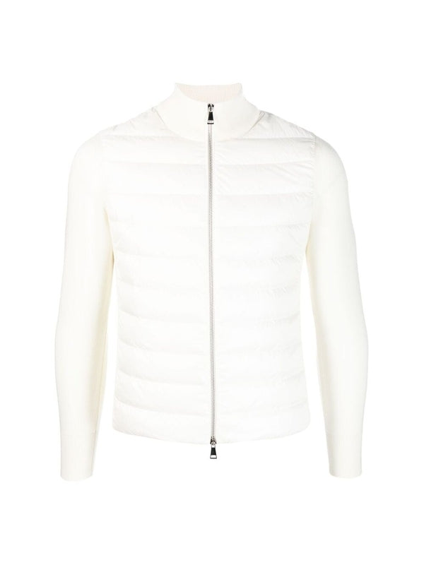 Tricot Logo Patch Padded Cardigan