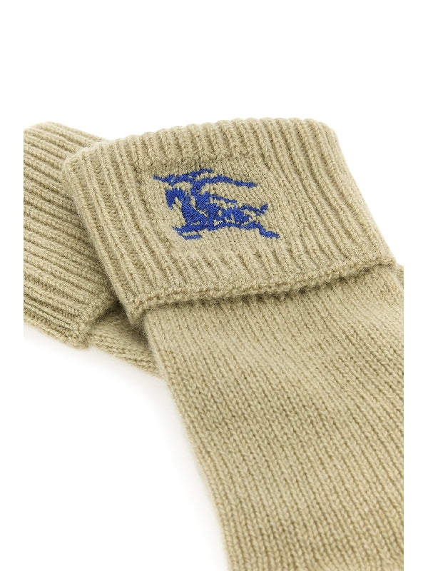 Ekd Logo Cashmere Gloves