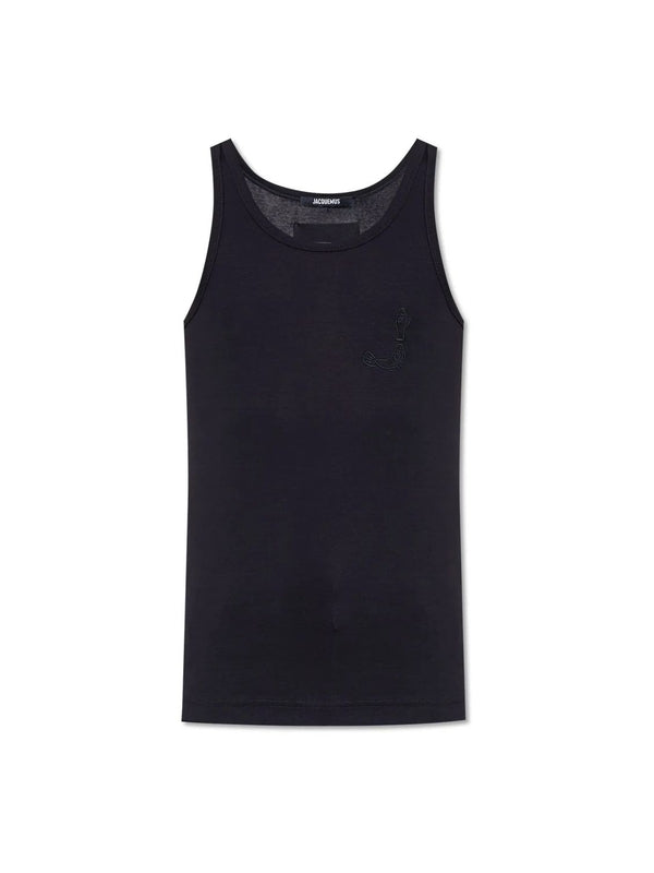 J Logo Embroidery Tank Top