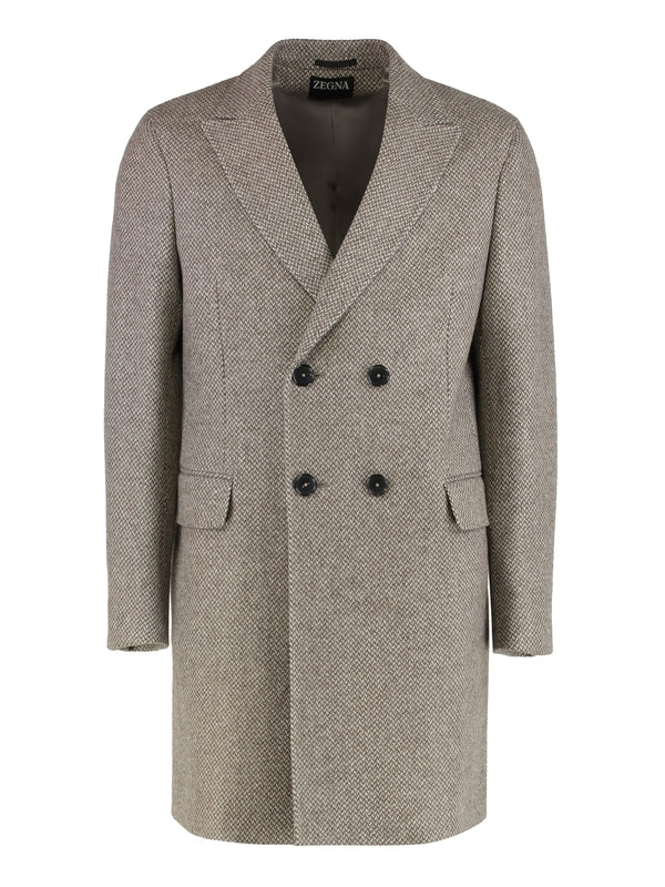 Z Zegna Beige Coats