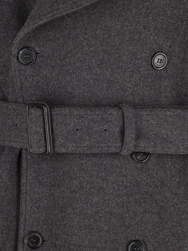 Saint Laurent Grey Coats