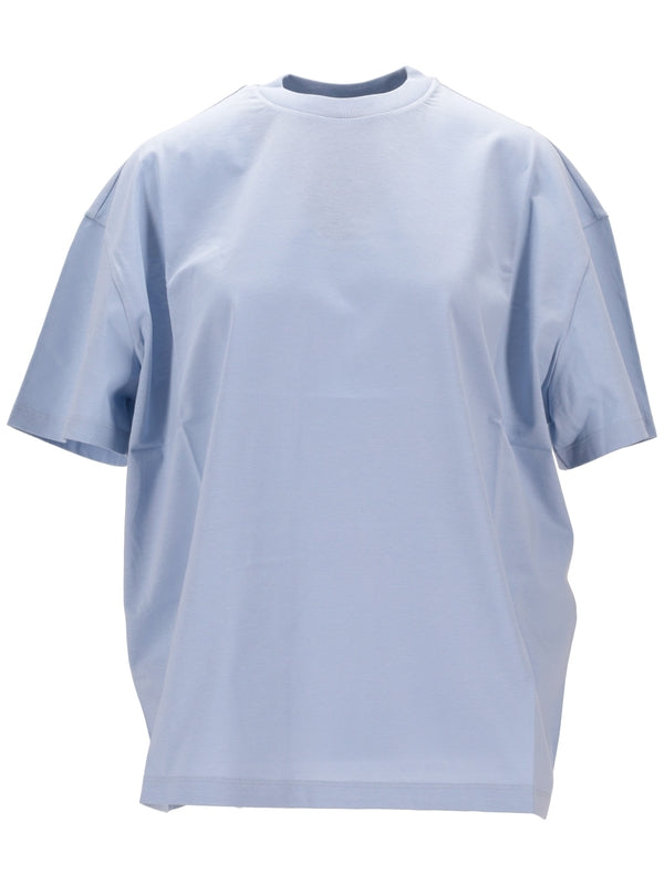 Back Triangle Logo Cotton Short-Sleeve T-Shirt