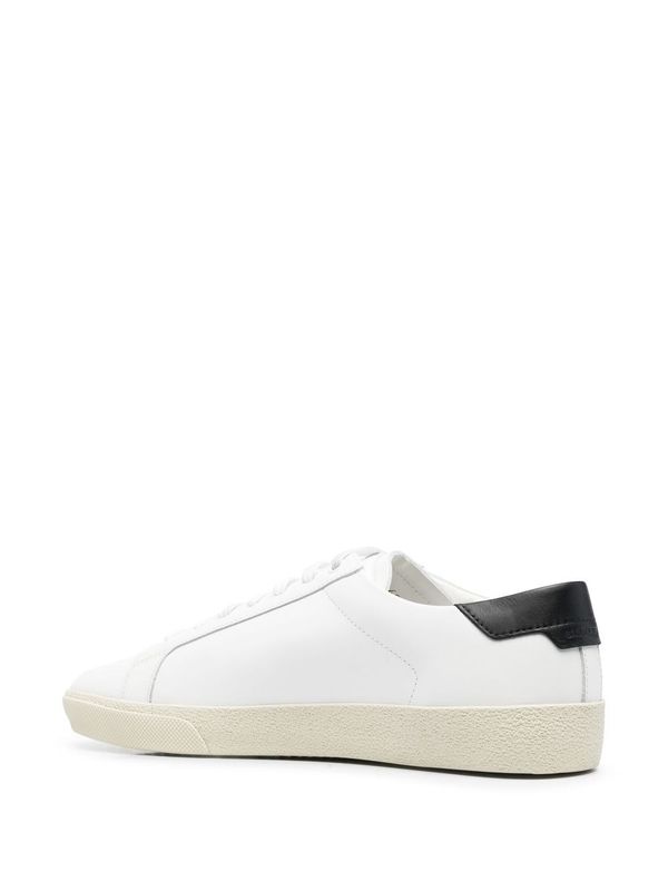Saint Laurent White Low Top Sneakers