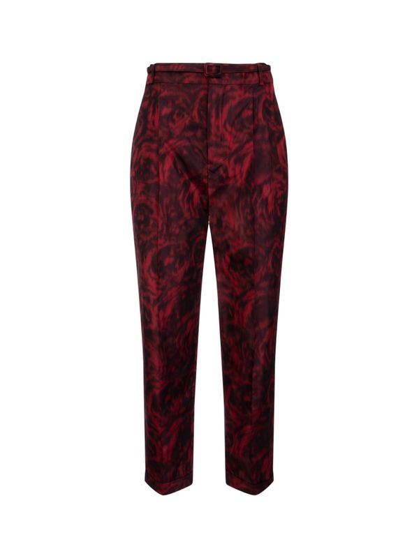 Allover Graphic Print Belt
  Pants