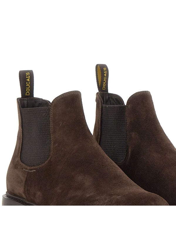 Brown Suede Chelsea Boots