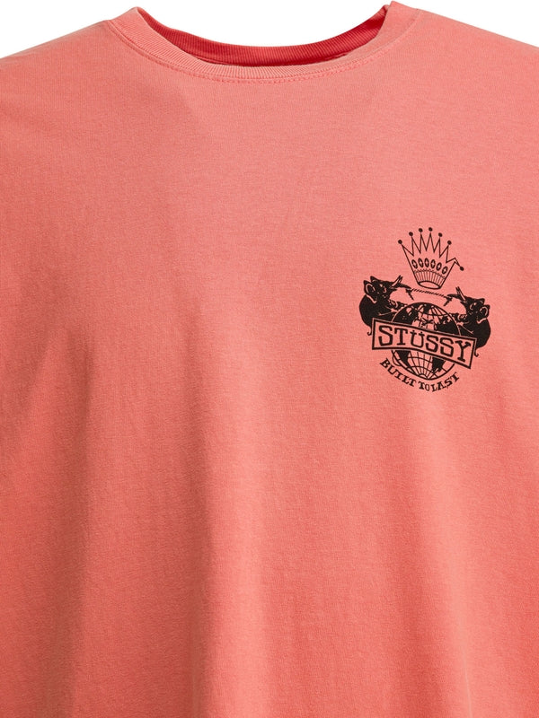 Stussy Orange Half Sleeve