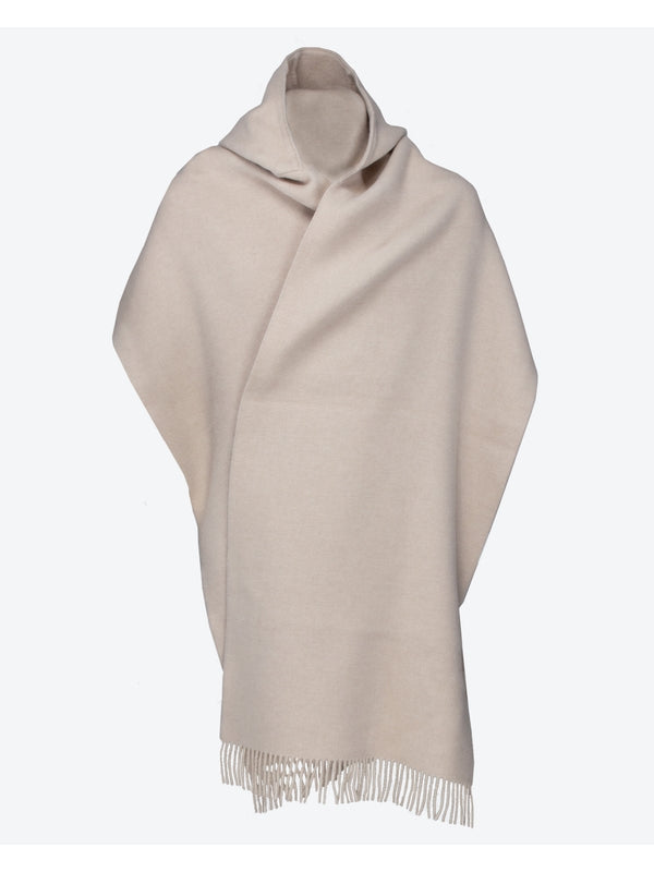 Wool Cashmere Hood Scarf