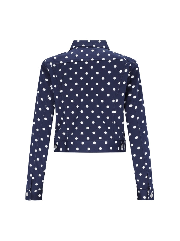 Polka Dot Trucker Jacket