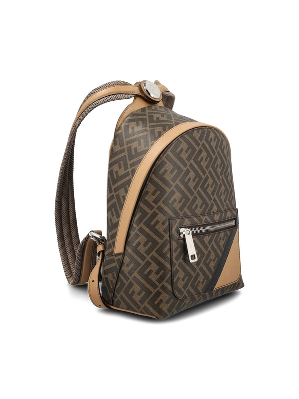 Chiodo Diagonal Canvas Small Backpack